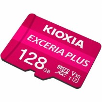 Micro SD Memory Card with Adaptor Kioxia Exceria Plus 256 GB UHS-I U3 Class 10 Pink