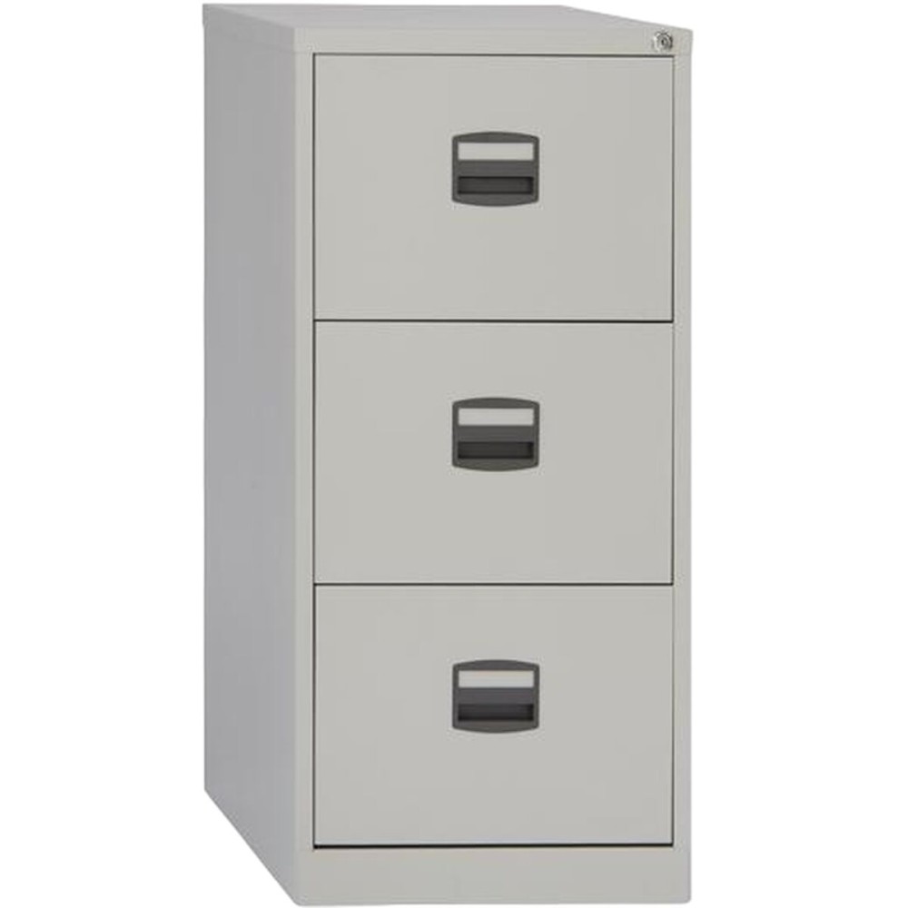 Aktenschrank Bisley 3 Schubladen Grau A4 Metall Stahl 102 x 41 x 40 cm