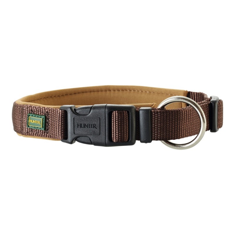 Hundehalsband Hunter Neopren Vario Braun (45-50 cm)