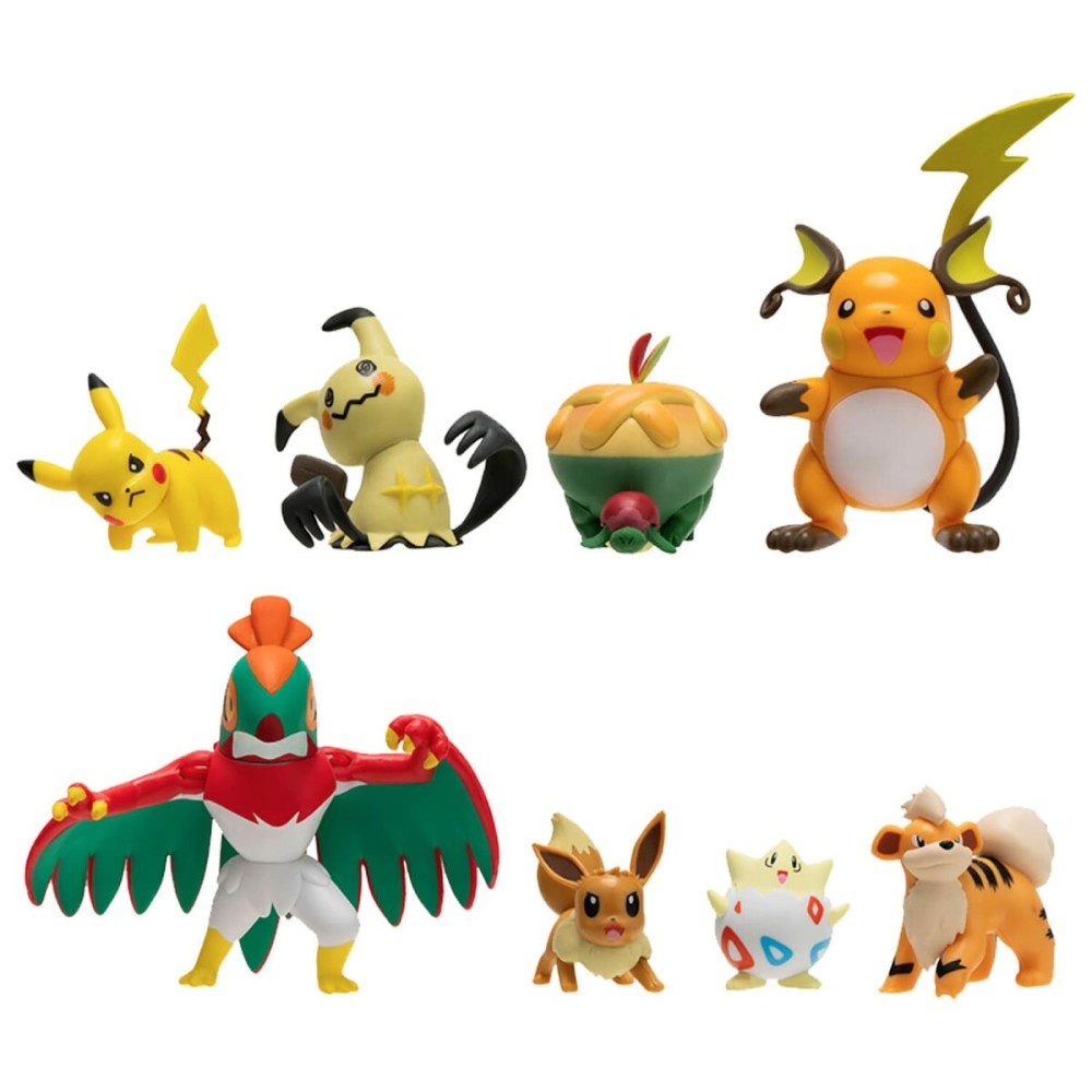 Actionfiguren Bandai Pokémon Satz 8 Stücke