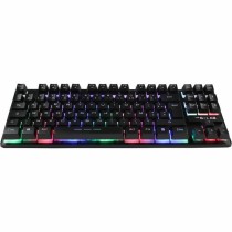 Gaming Tastatur The G-Lab KEYZ CAESIUM TKL WIRELESS Schwarz AZERTY