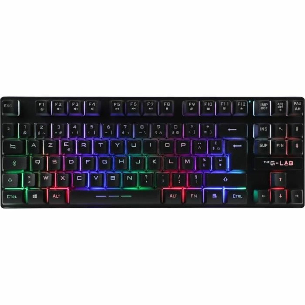 Gaming Keyboard The G-Lab KEYZ CAESIUM TKL WIRELESS Black AZERTY