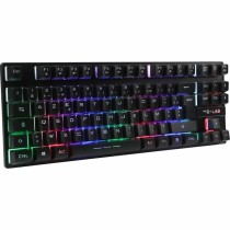 Gaming Keyboard The G-Lab KEYZ CAESIUM TKL WIRELESS Black AZERTY