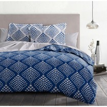 Housse de Couette HOME LINGE PASSION Bleu 240 x 260 cm