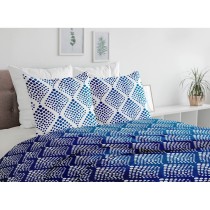 Housse de Couette HOME LINGE PASSION Bleu 240 x 260 cm