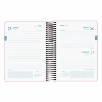 Agenda DOHE DP MEMORY BASIC Rose A6 12 x 17 cm 2024-2025