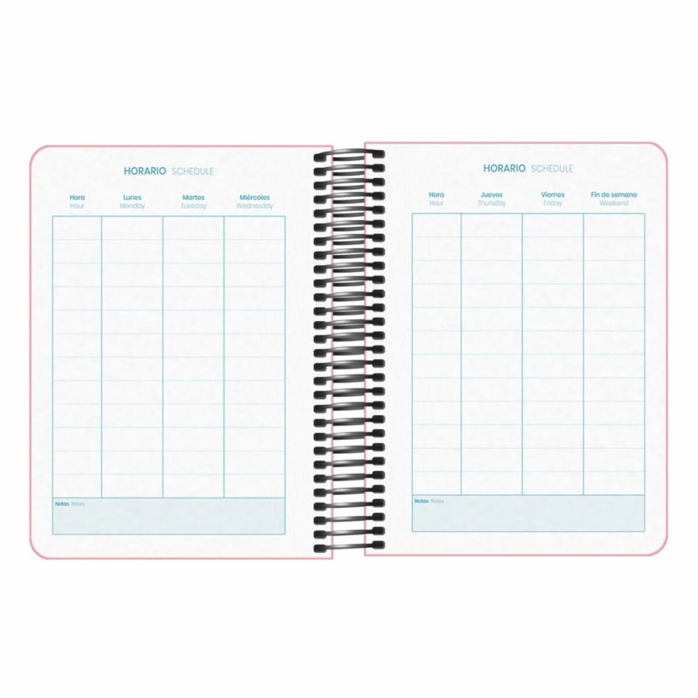 Agenda DOHE DP MEMORY BASIC Rose A6 12 x 17 cm 2024-2025