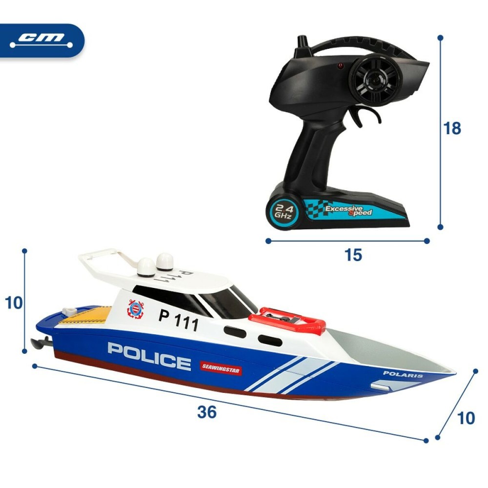 Bateau radiocommandé Colorbaby (2 Unités)