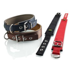 Hundehalsband Hunter Neoprene Reflect Braun