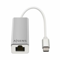 USB to Ethernet Adapter Aisens A109-0341 USB 3.1 Silver 15 cm