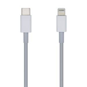 Câble USB-C vers Lightning Aisens A102-0442 Blanc 1 m