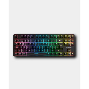 Gaming Maus Krom NXKROMKERNELPROSP Weiß Qwerty Spanisch QWERTY