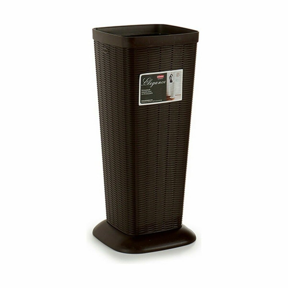 Umbrella stand Stefanplast Elegance Brown Plastic 25,3 x 57 x 25,3 cm (6 Units)