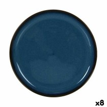 Plateau apéritif La Mediterránea Chester Bleu Ronde 24,3 x 2,5 cm (8 Unités)