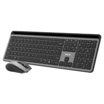 clavier et souris NGS ECLIPSEKIT Gris QWERTY