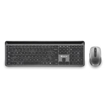 clavier et souris NGS ECLIPSEKIT Gris QWERTY