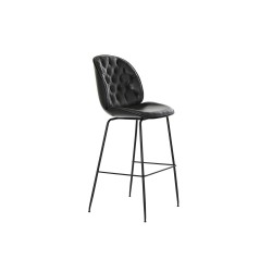 Tabouret DKD Home Decor Noir Gris foncé Métal polypropylène 50 x 53 x 114 cm