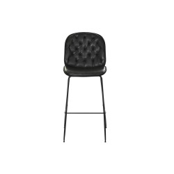 Tabouret DKD Home Decor Noir Gris foncé Métal polypropylène 50 x 53 x 114 cm