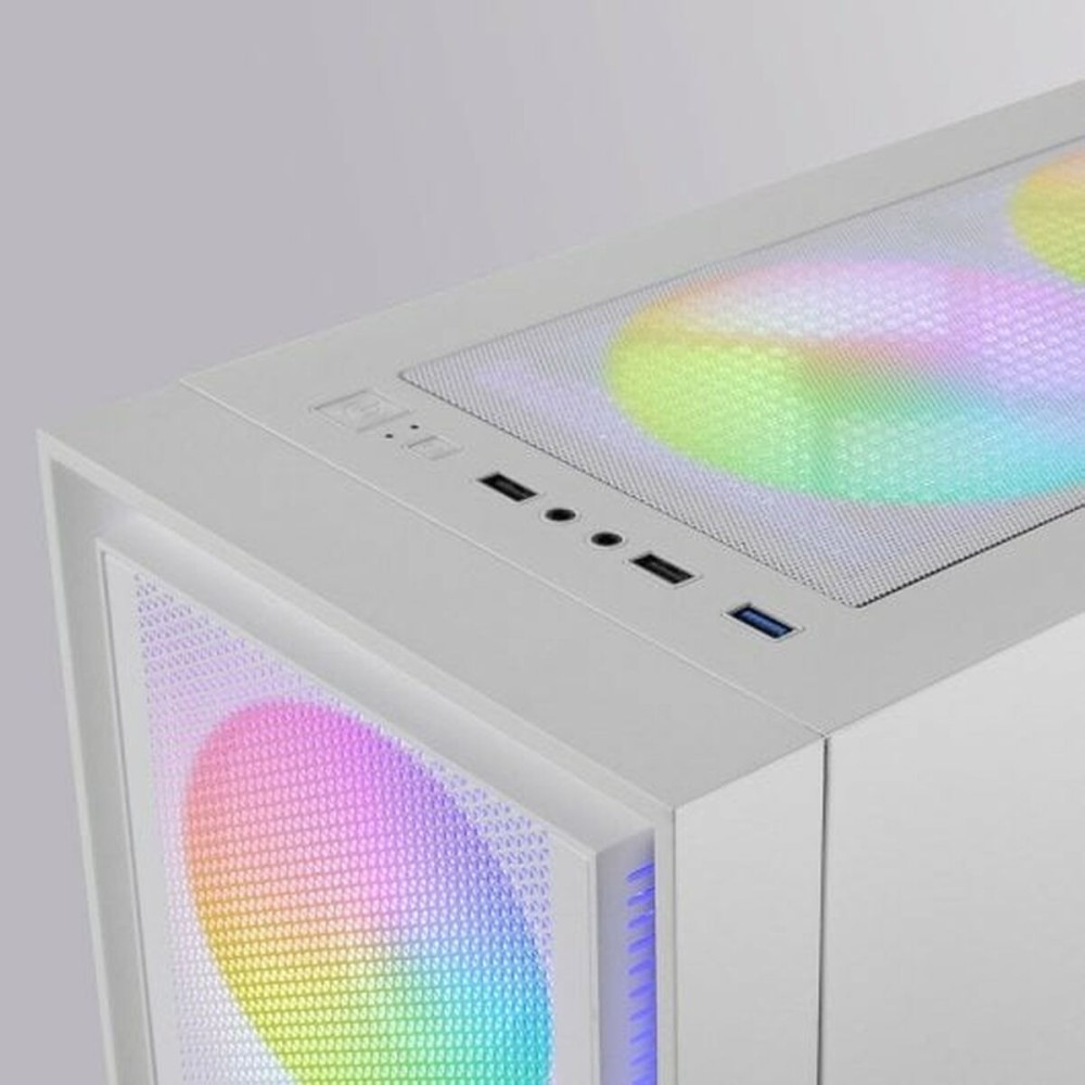 ATX Semi-tower Box Mars Gaming White