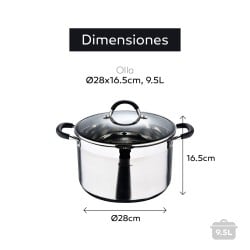 Cuisinière à cuisson lente Masterpro bgmp-1506 ø 28 cm (9,5 L)