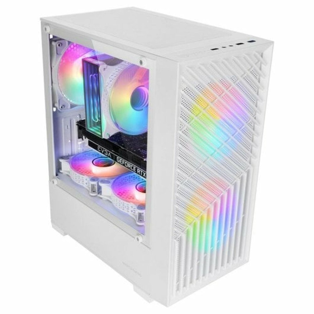 ATX Semi-tower Box Mars Gaming White