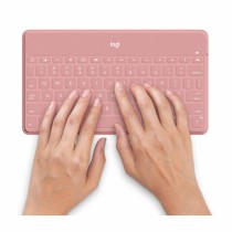 Tastatur Logitech Keys-To-Go Rosa Qwerty Spanisch