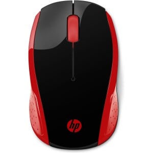 Schnurlose Mouse HP 2HU82AAABB Schwarz/Rot