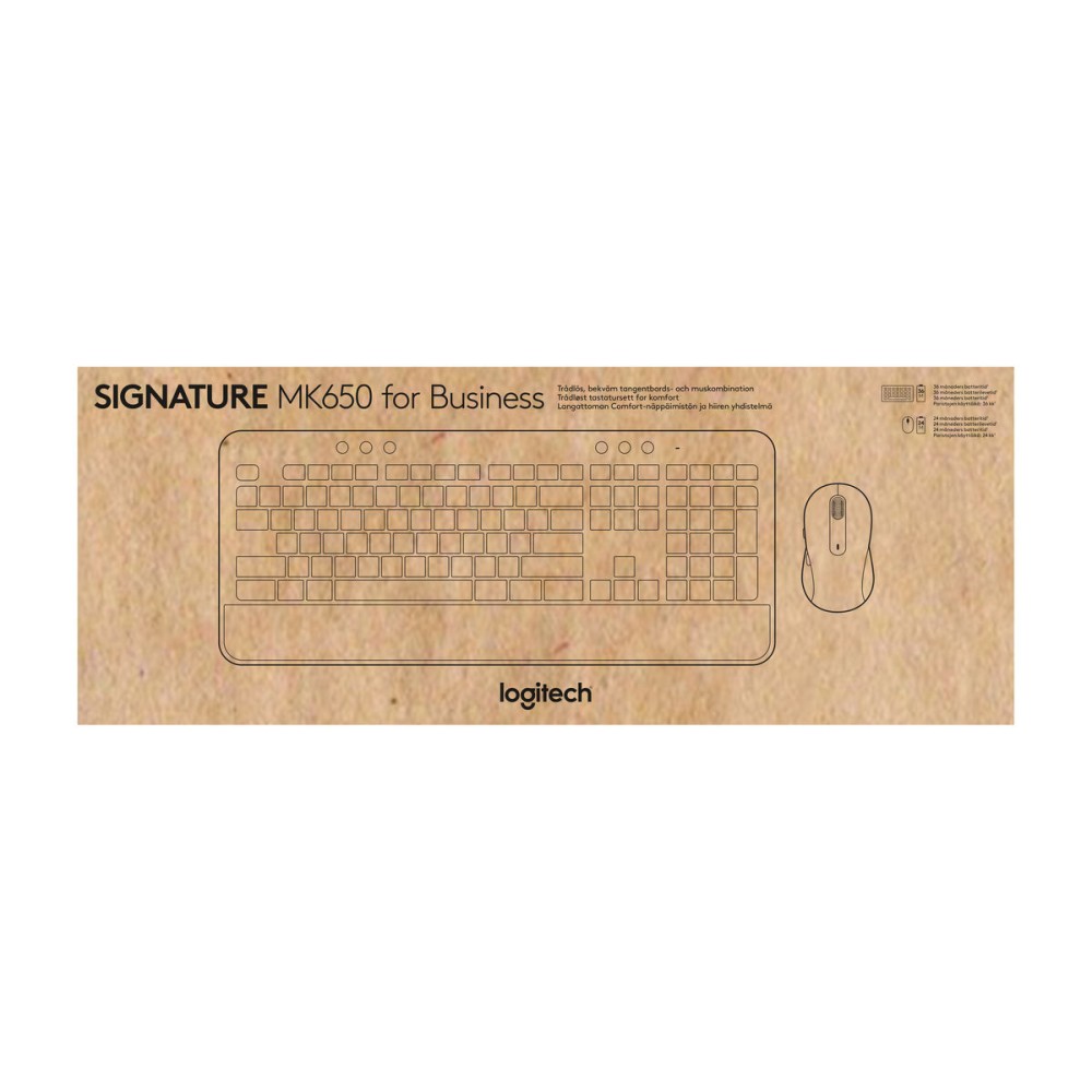 clavier et souris Logitech MK650 QWERTY