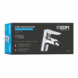 Mitigeur EDM 01142 Altea Acier inoxydable Laiton Zinc Bidet sanitaire