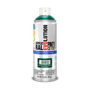 Peinture en spray Pintyplus Evolution RAL 6005 Base d'eau Moss Green 400 ml