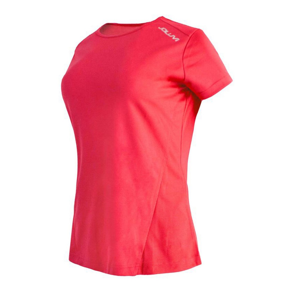 Women’s Short Sleeve T-Shirt Joluvi Runplex Pink