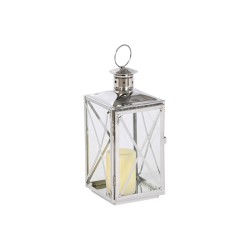 Lantern Home ESPRIT Silver Crystal Steel Chromed 16 x 15 x 32 cm (2 Pieces)