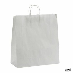 Sac en papier Pincello 46492 Blanc 46 x 16 x 59 cm (25 Unités)