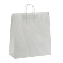 Sac en papier Pincello 46492 Blanc 46 x 16 x 59 cm (25 Unités)