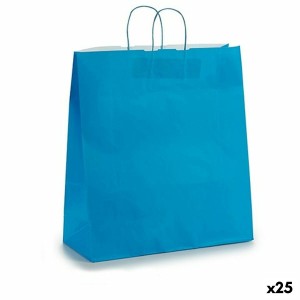 Sac en papier Pincello 46492 Bleu 16 x 57,5 x 46 cm (25 Unités)