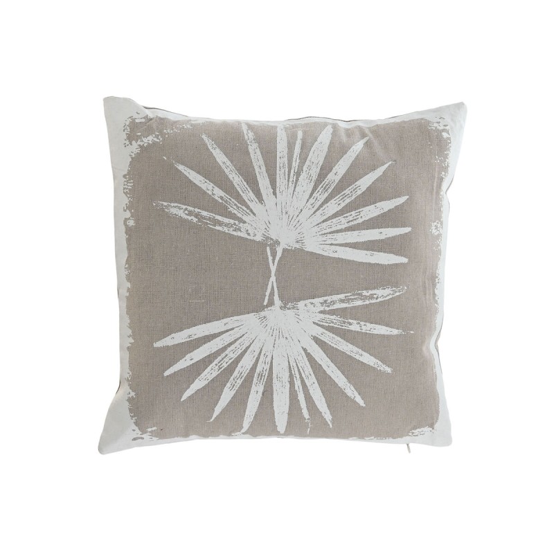 Coussin Home ESPRIT Blanc Beige Imprimé Boho 45 x 45 cm