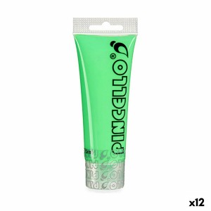 Acrylic paint Pincello Neon Green 75 ml (12 Units)