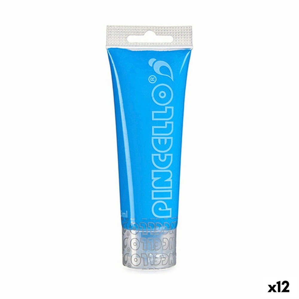 Acryl-Gemälde Pincello Neon Blau 75 ml (12 Stück)