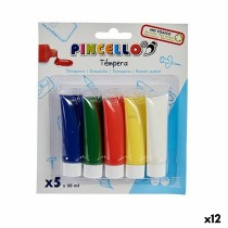 Tempera Pincello Multicolour 30 ml (12 Units)