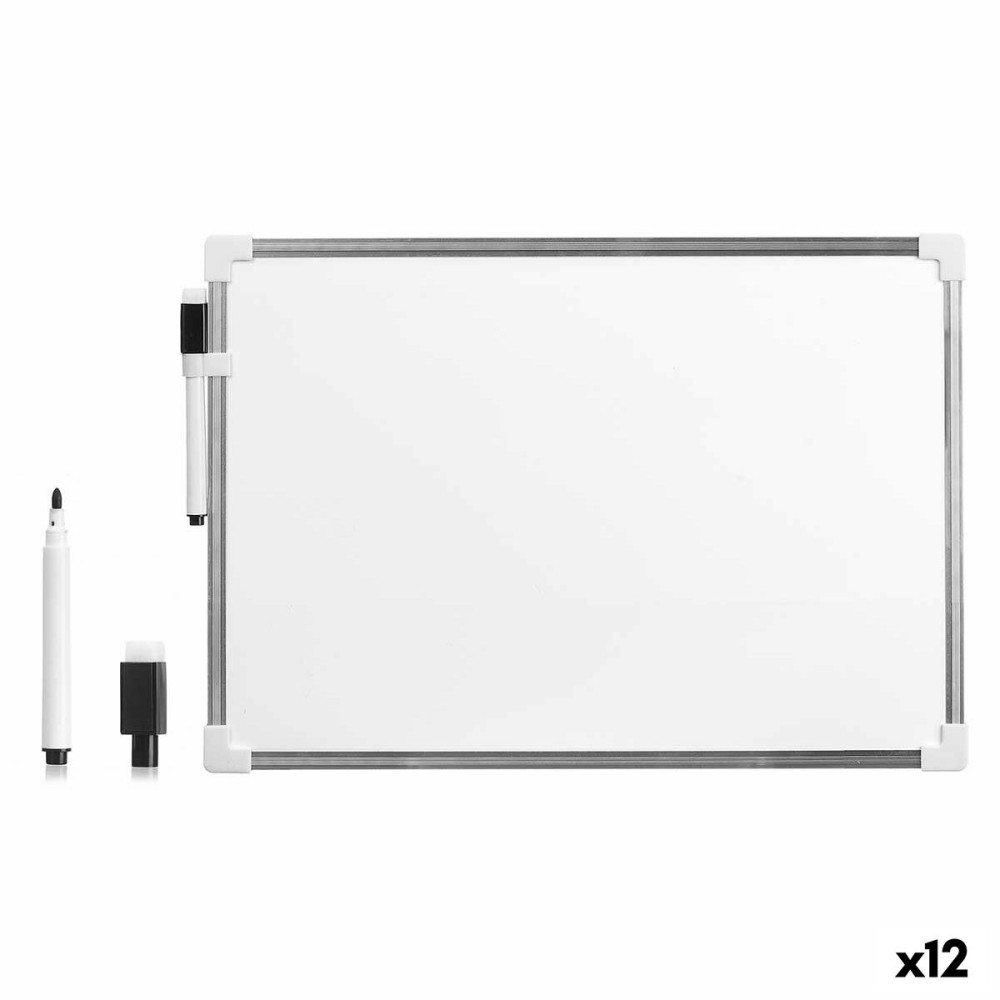 Magnetic Board with Marker Pincello 422 White Aluminium