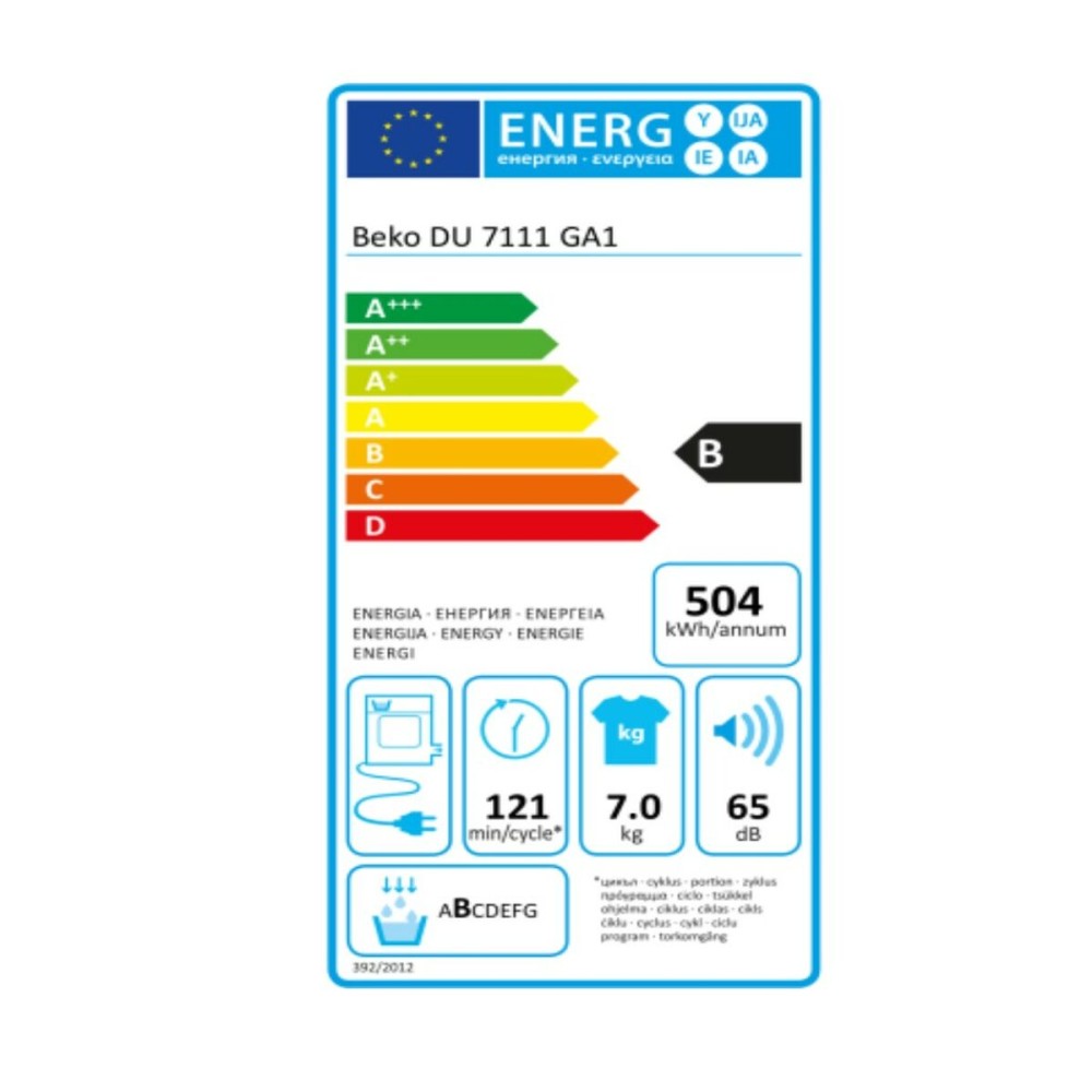 Séchoir à condensation BEKO DU-7111 GA1 (7 Kg)