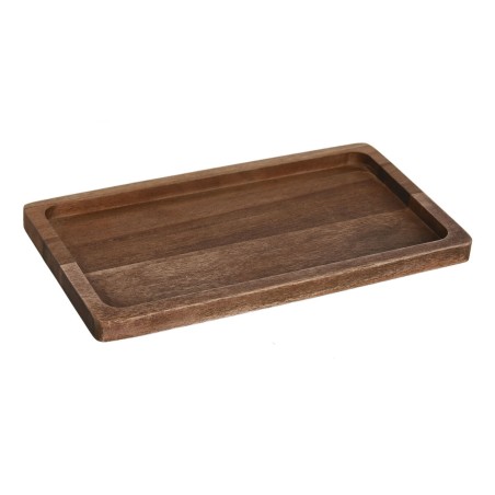 Plateau Home ESPRIT Naturel Bois d'acacia 25,5 x 14 x 2 cm