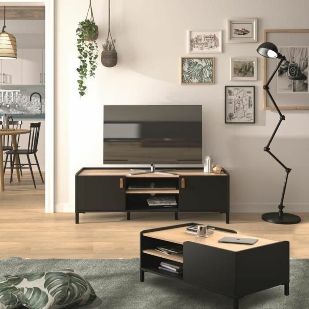 TV furniture Gami Black Oak (136 x 40 x 44 cm)