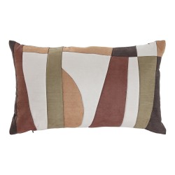 Coussin Home ESPRIT Patchwork Boho 50 x 30 cm