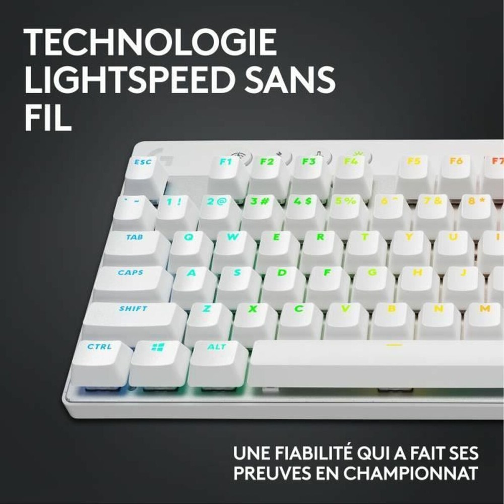 clavier et souris Logitech 920-012145 Blanc Français AZERTY