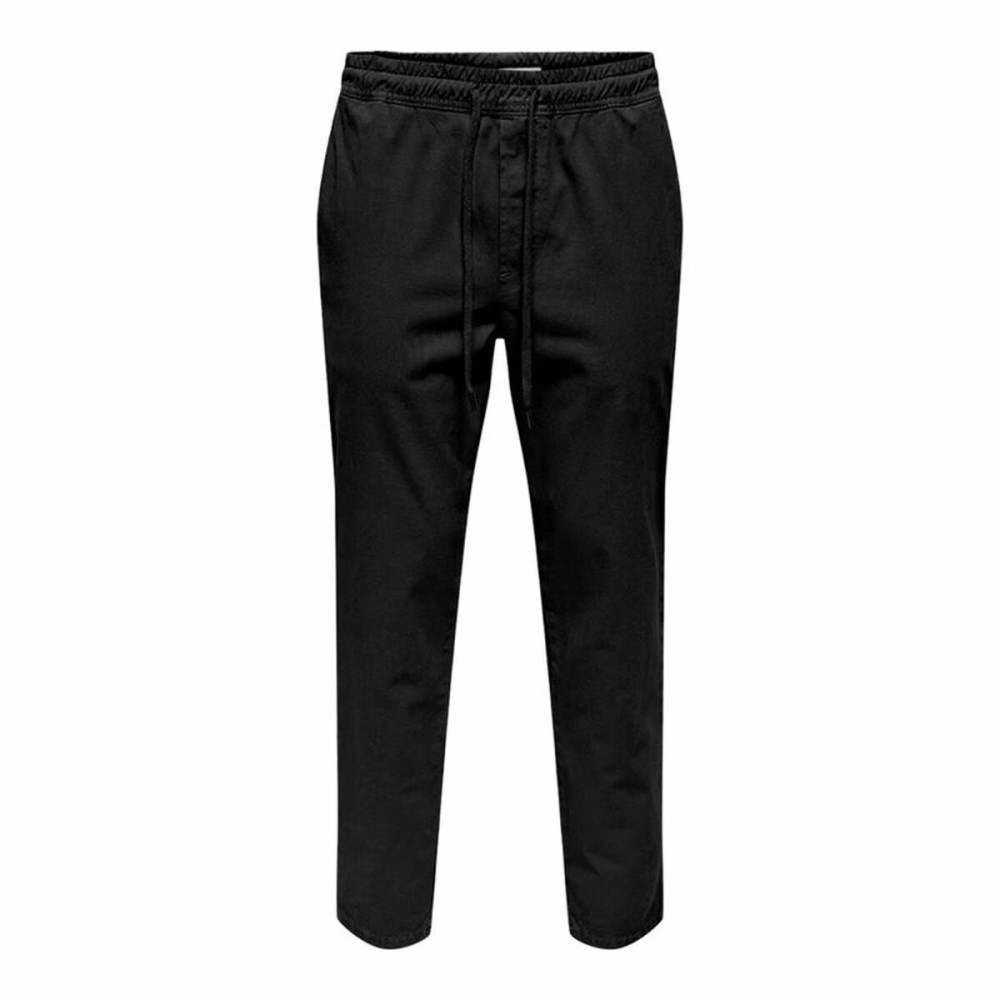 Adult's Tracksuit Bottoms Only & Sons Onslinus Taper 0183 Black Men