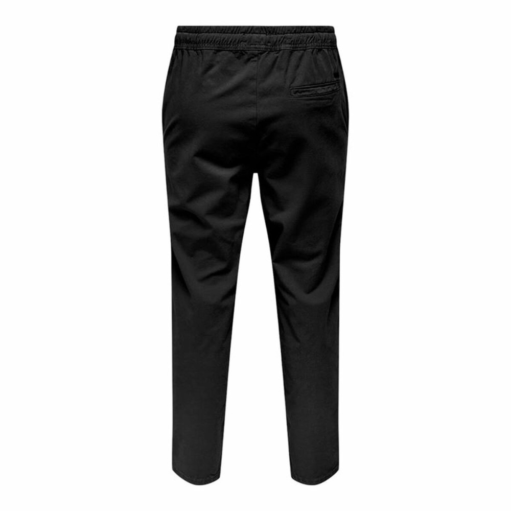 Adult's Tracksuit Bottoms Only & Sons Onslinus Taper 0183 Black Men