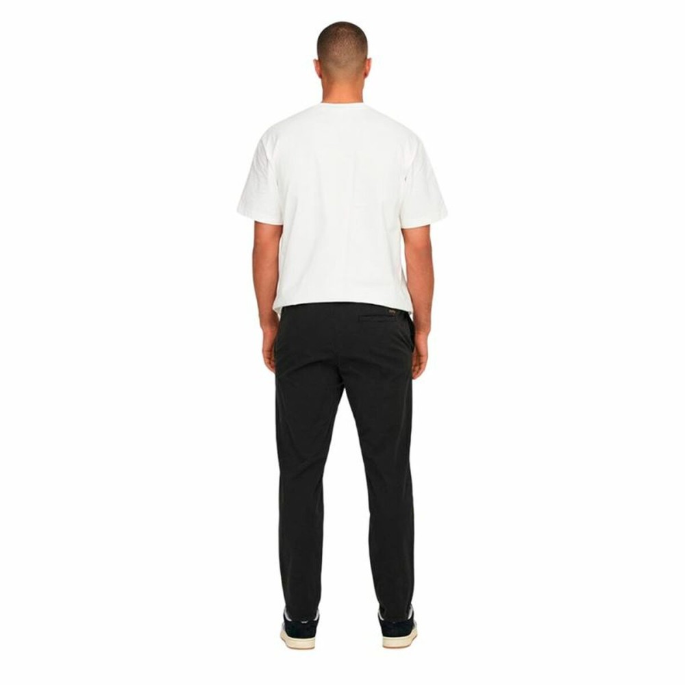 Adult's Tracksuit Bottoms Only & Sons Onslinus Taper 0183 Black Men