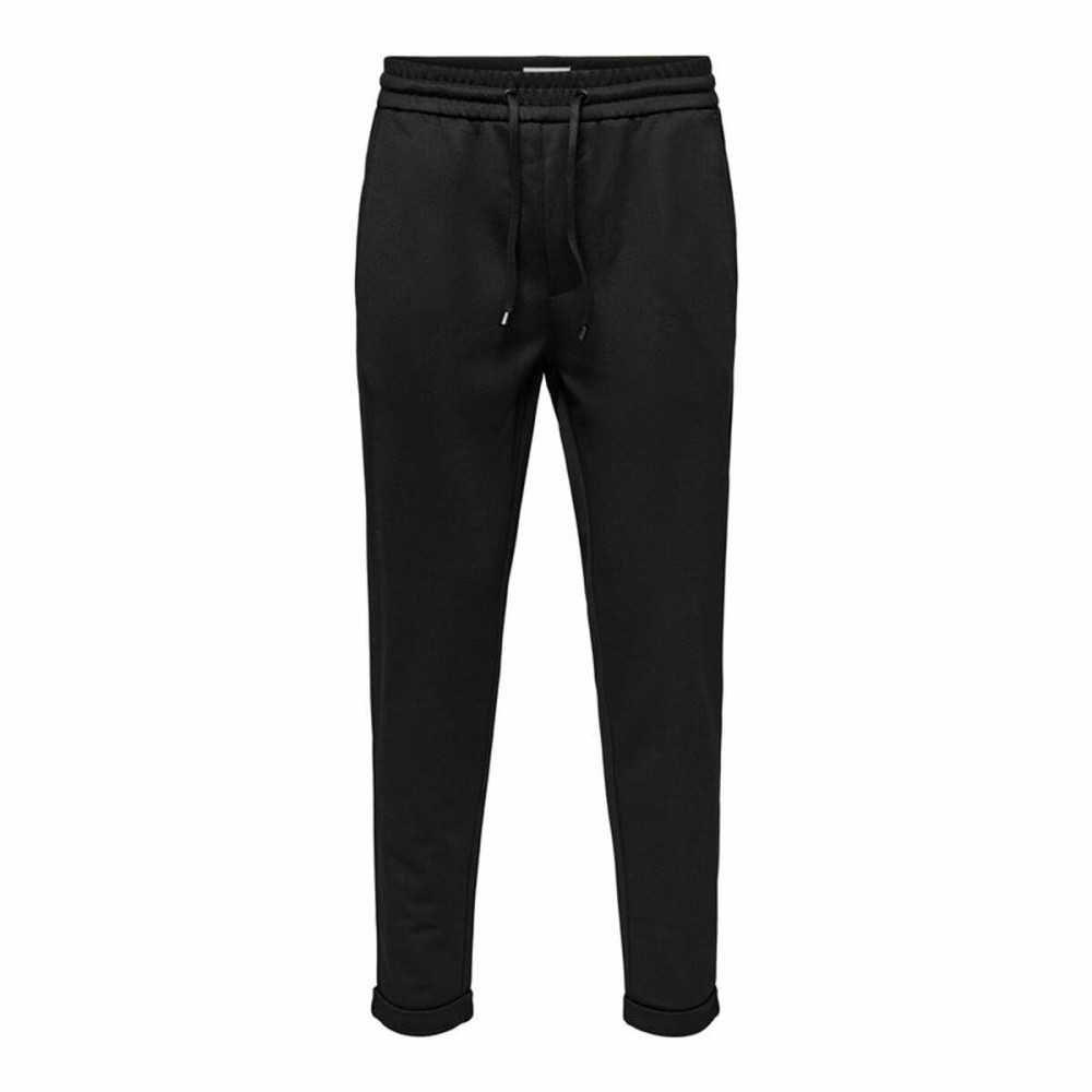 Adult's Tracksuit Bottoms Only & Sons Onslinus Crop Tap 0192 Black Men