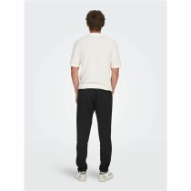 Adult's Tracksuit Bottoms Only & Sons Onslinus Crop Tap 0192 Black Men